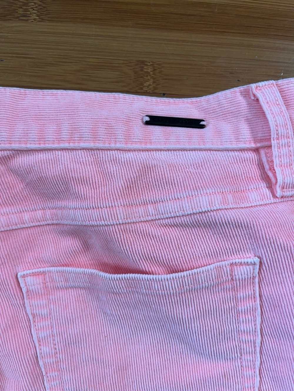 Carve Designs Oahu Corduroy Frayed Hem Shorts 6” Inseam in Dark Azeala - Picture 12 of 13